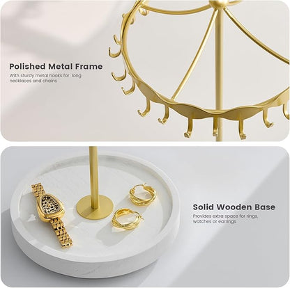 Lolalet Rotating Necklace Holder Stand - Image 4