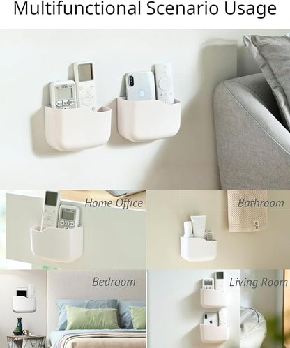 LINFIDITE 2 Pack TV Remote Holder Wall Mount Remote Control Holder - Image 3
