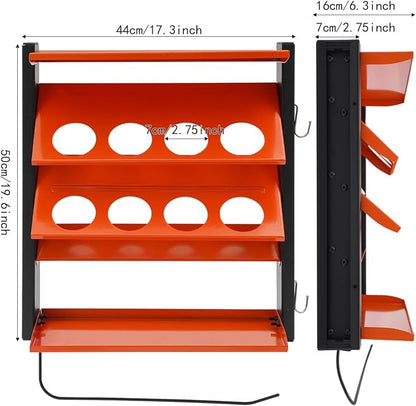 Spray Can Holder, Spray Paint Can Holder Wall Mount, Paint Can Storage Rack - Image 3