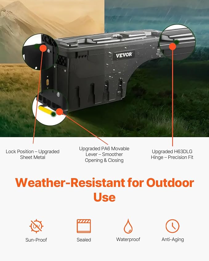 VEVOR Truck Bed Storage Box, Compatible - Image 3