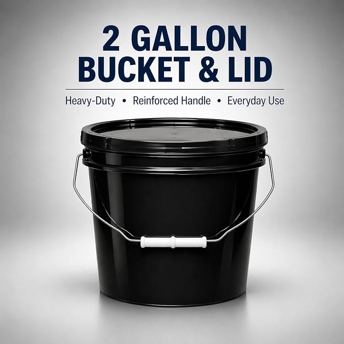 MKS Plastics 2-Gallon Bucket - Image 3