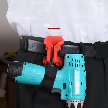 Electric Tool Waist Hook, Quick Release Double Lock, Metal Belt Attachment - Image 7
