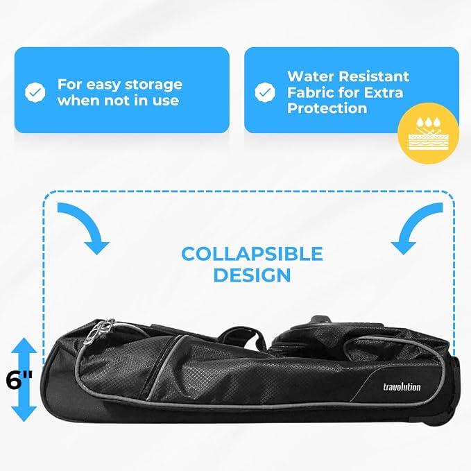 Travolution Dance Bag with Garment Rack, 24 Inch Rolling Duffel With Wheels - Image 7