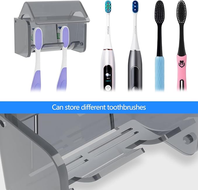 Wall-Mounted Toothbrush Holder - Image 3
