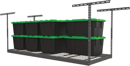 MonsterRax Overhead Garage Storage Racks 3x8’ Ceiling Mounted Shelving - Image 9