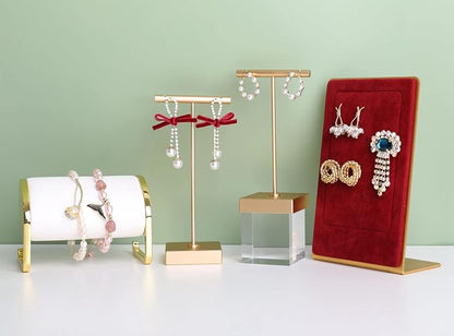 GemeShou 2pcs metal earring holder, mini hangers - Image 3