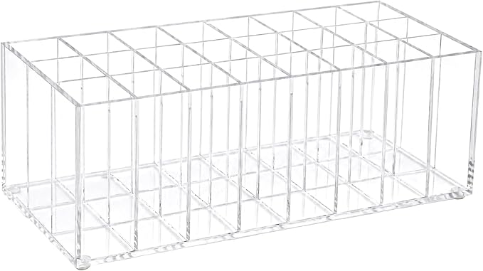 Lipstick Organizer 24 Slots Acrylic Lip Gloss Holder by Unknown