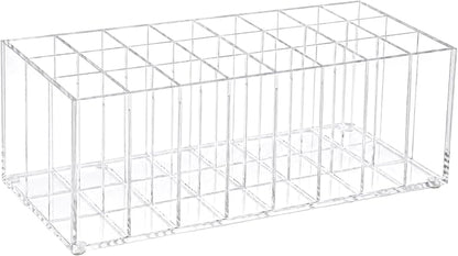 Lipstick Organizer 24 Slots Acrylic Lip Gloss Holder by Unknown