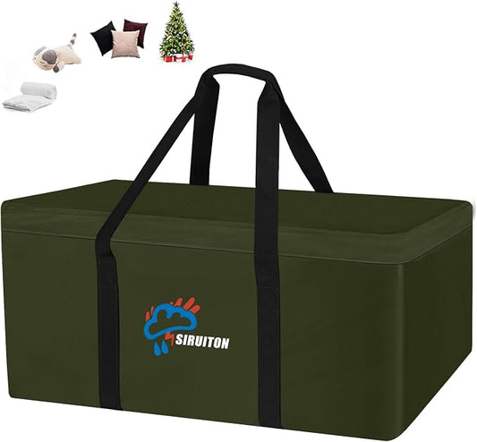 SIRUITON 69”L x 29.5”W x 21.6”H Outdoor Cushion Storage Bag, Patio Furniture by SIRUITON