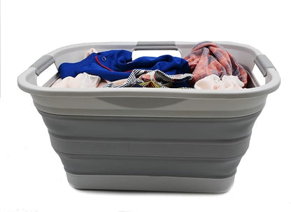 SAMMART 30L Collapsible Plastic Laundry Basket - Image 5