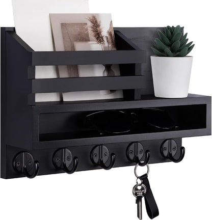 Key and Mail Holder Wall Mount, Key Hanger by Lucundm