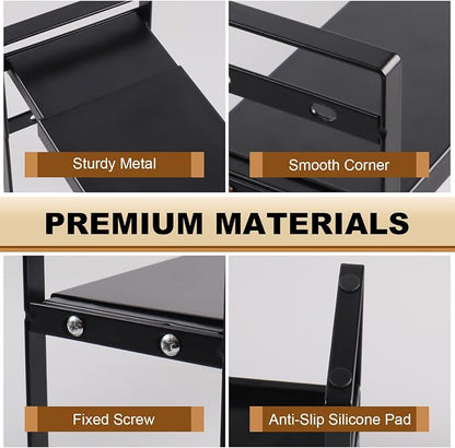 Expandable Narrow Medicine Cabinet Organizer Shelves Wide 3.58”, Metal Counter - Image 6