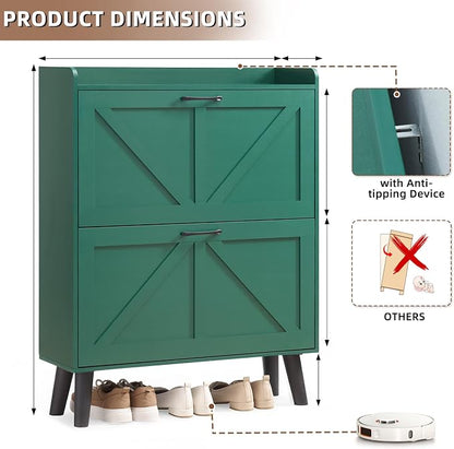 LEYAOYAO Shoe Cabinet Storage for Entryway - Image 2