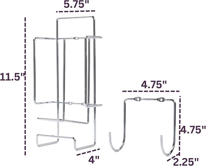 JERDON Ironing Board Holder and Iron Caddy - Image 2