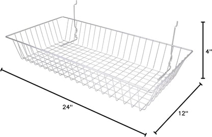 Only Garment Racks #5624C Chrome Wire Baskets - Image 5