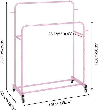 Laiensia Double Rods Garment Rack - Image 2