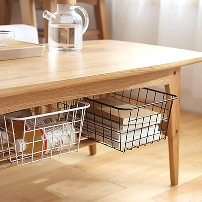 Redrubbit Wire Storage Baskets, Large Farmhouse Metal Freezer Basket Storage - Image 8
