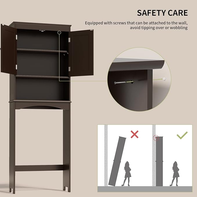 Gizoon Over the Toilet Storage Cabinet - Image 6