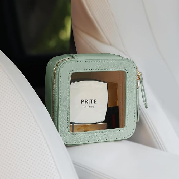 Prite Small Makeup Bag for Women Portable Clear Makeup Bag Cute Mini Waterproof - Image 6