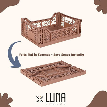 Collapsible Storage Box, Foldable Crate Organizer Bin - Image 4