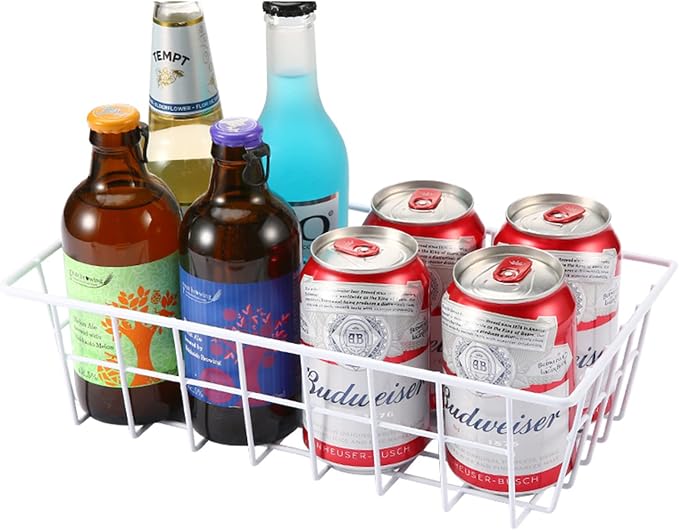 Orgneas Freezer Organizer Bins Metal Wire Storage Baskets - Image 6