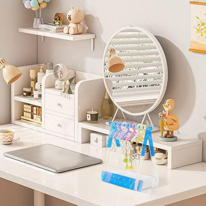 PH PandaHall 42pcs Clothes Hanger Earring Holder Necklace Mini Hanger Rack - Image 7