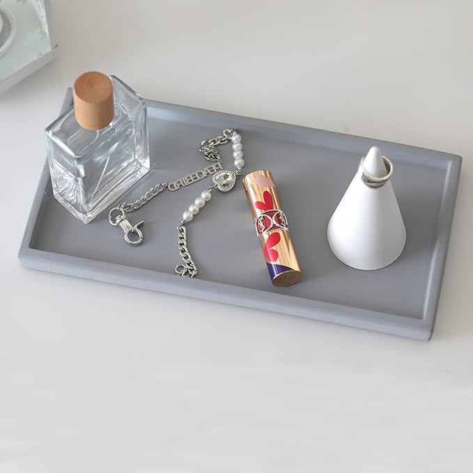 FREELOVE Concrete Countertop and Vanity Tray – Small Soap Dispenser Bottles - Image 3