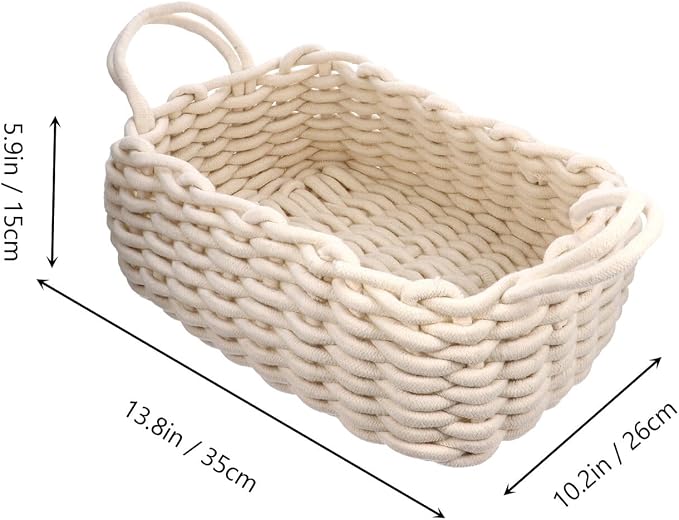 Uonlytech Decorative Cotton Storage Basket - Image 2