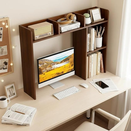 Tangkula Desktop Bookshelf, Countertop Storage Hutch - Image 4