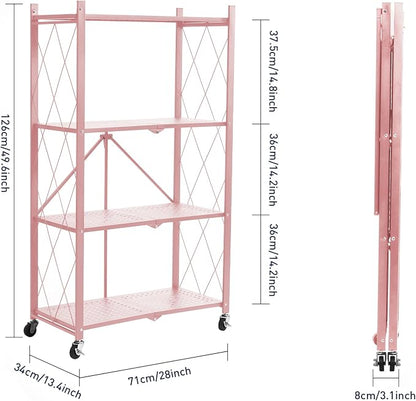 BRIAN & DANY 4-Tier Foldable Storage Shelves - Image 3