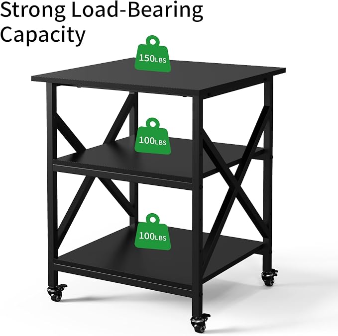 Ollieroo 3 Tier Printer Stand, Large Table - Image 2