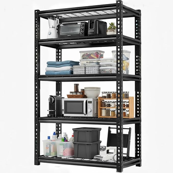 Storage Shelving Unit Height Heavy Duty Garage Shelves Metal Utility Rack by DarubtesForanideallife