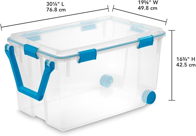 Sterilite 9-Pack Gasket Box, Weather-Resistant Storage Bins - Image 4