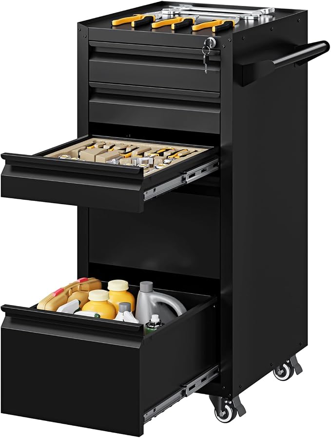 Yizosh 5-Drawer Metal Tool Storage Cabinet by Yizosh