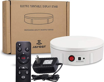 JAYEGT Motorized Rotating Display Stand, 220 Lbs Load, 360 Degree Electric - Image 8