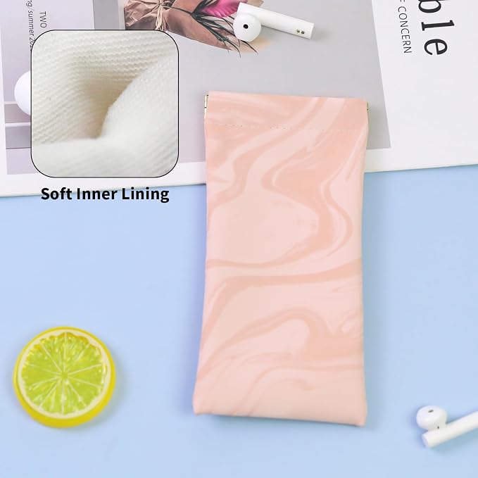 Double Eyeglass Case Soft Dual Glasses Case - Image 5