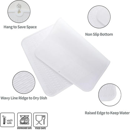 Silicone Dish Drying Mat for Multiple Usage, Easy clean, Eco-friendly, - Image 4