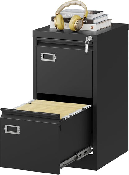 2 Drawers Vertical File Cabinets by Fesbos