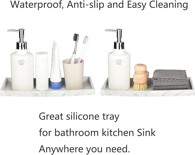 DNC Silicone Bathroom Vanity Tray - Image 8