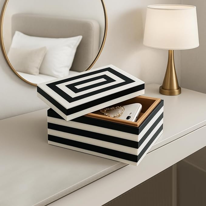 Handicrafts Home Decorative Keepsake Box 6x4.5 – Small Organizer Box - Image 8