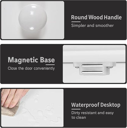 TaoHFE White Bathroom Wall Cabinet - Image 7