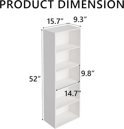 Wooden 5 Cube Storage Organizer, Versatile Cubes Open Shelf and Cubby Unit - Image 3