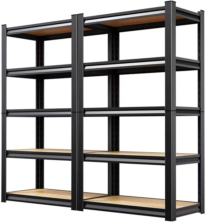 2 Pack Garage Shelving Heavy Duty Storage Shelves, Metal Adjustable Shelving by AOAORGG