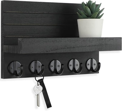 Lwenki Key Holder for Wall, Decorative Key and Mail Holder by Lwenki