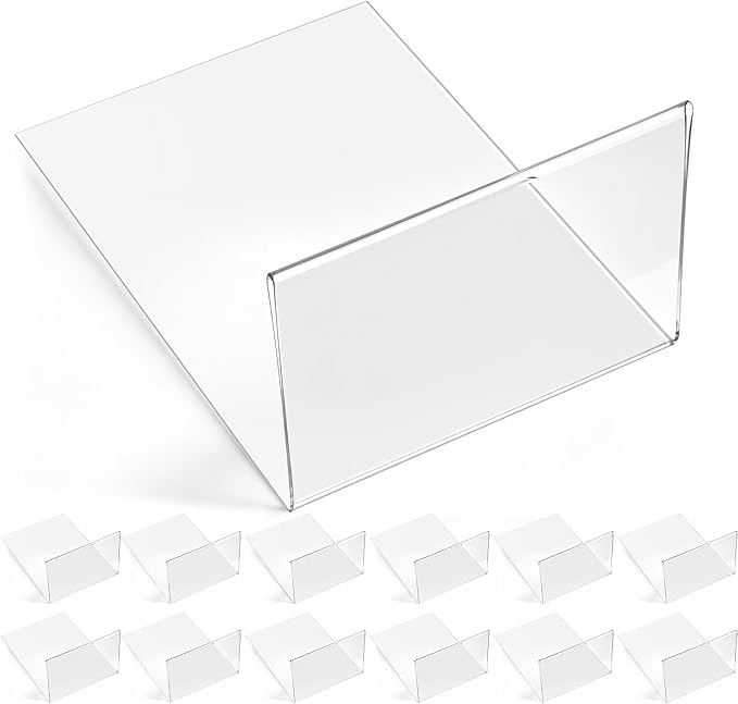 Containlol 15 Pieces Clear Shelf Label Holders Moveable Shelves Tags Moveable - Image 8