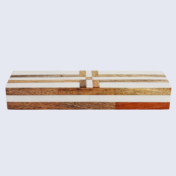 Handicrafts Home White Decorative Storage Box - Image 4