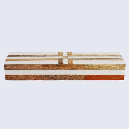 Handicrafts Home White Decorative Storage Box - Image 4