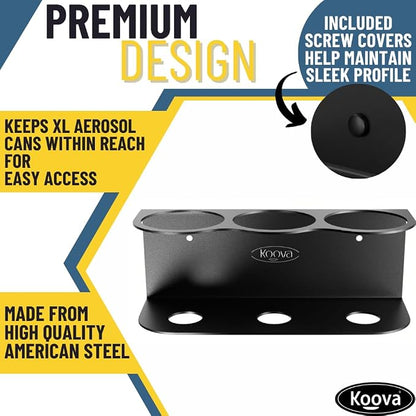 Koova X-Large Spray Can Rack - Image 2