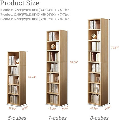 IOTXY Small Narrow Corner Bookcase - Image 3