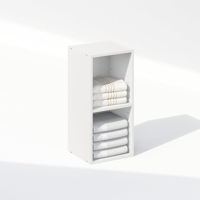 Furinno Reed 2-Tier Closet Organizers and Storage, Closet Organizer, Open Shelf - Image 5